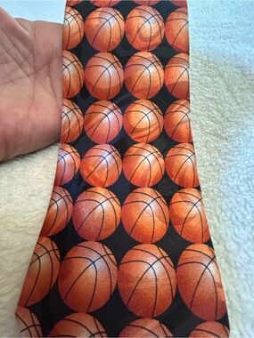 🎁3 for $30 - Basketball Pattern Necktie
